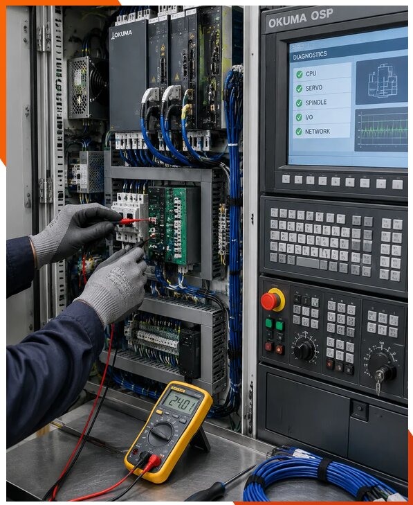 Ремонт систем ЧПУ Okuma OSP в Котельниках